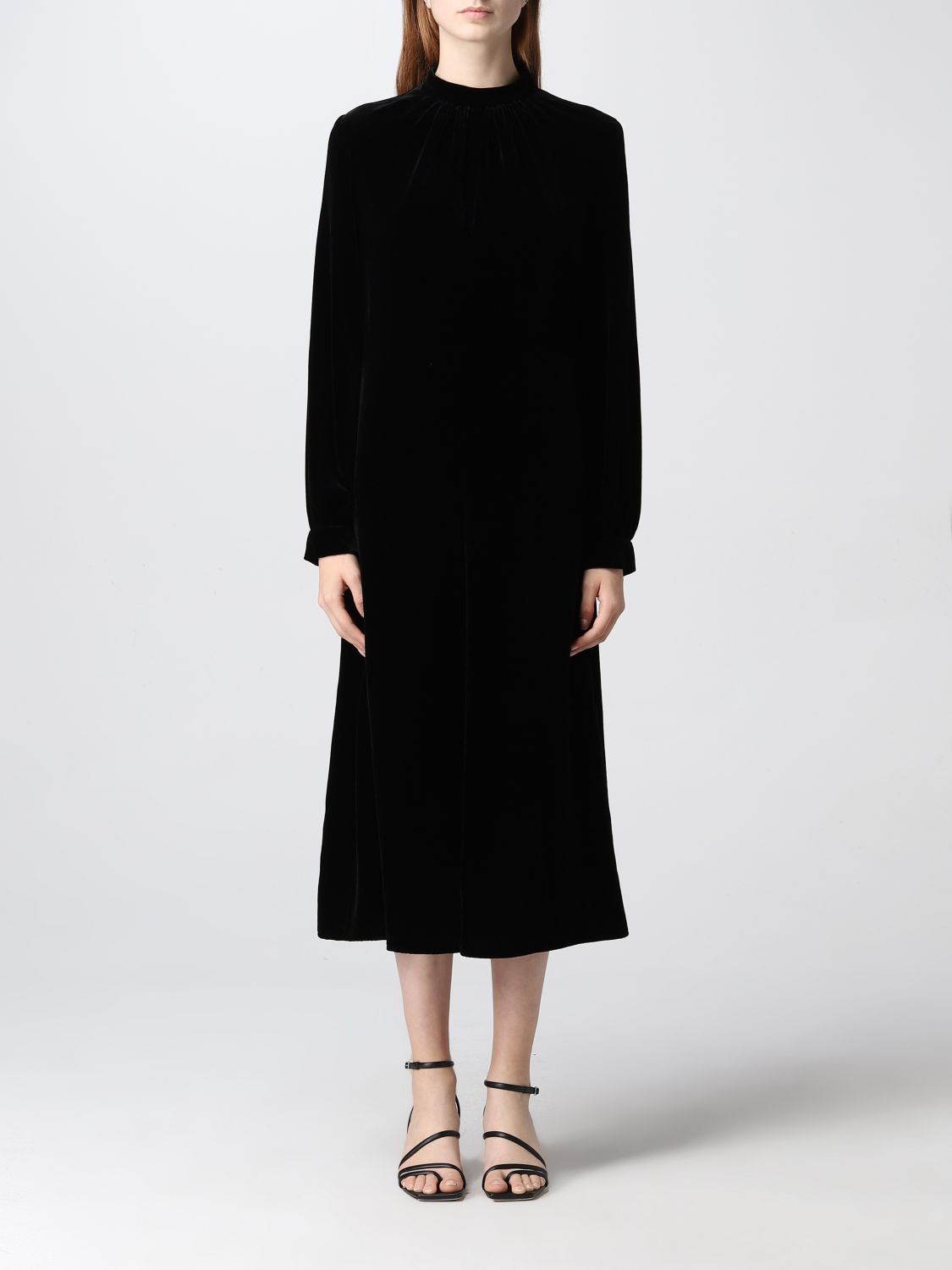 Dress Boutique Moschino: Moschino Boutique velvet dress black 1