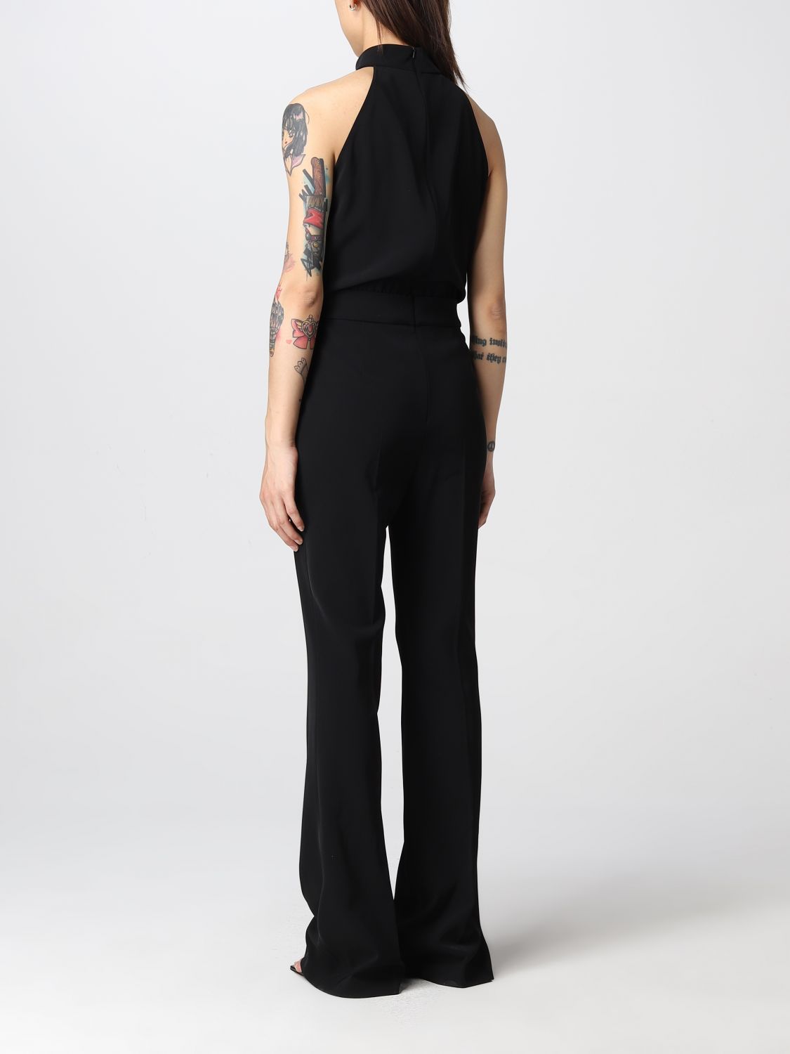 Jumpsuits Boutique Moschino: Moschino Boutique long cady jumpsuit black 2