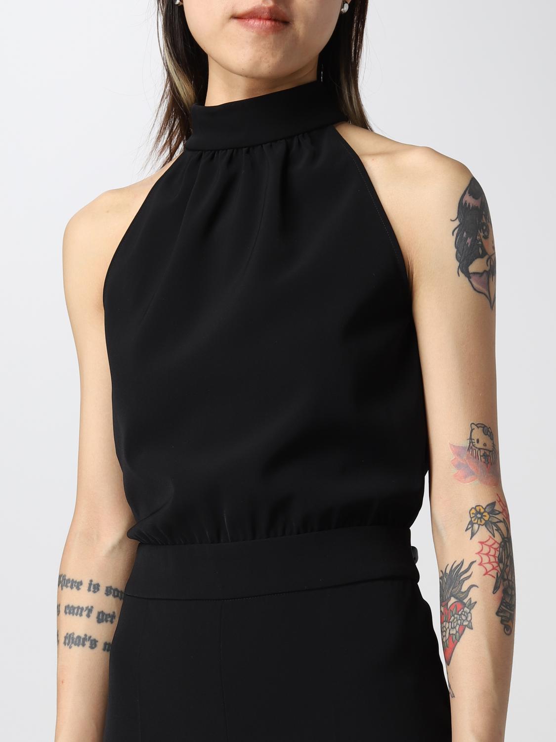 Jumpsuits Boutique Moschino: Moschino Boutique long cady jumpsuit black 3