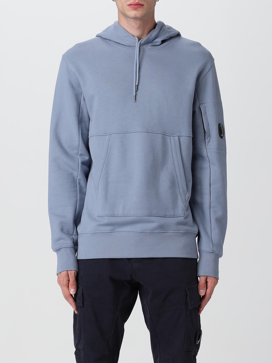 C.p. Company Sweatshirt  With Lens In Avion