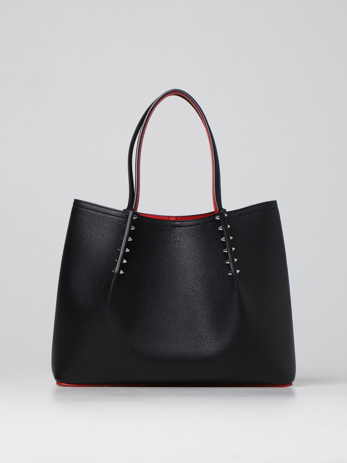Christian Louboutin Cabata Small Tote in CL Monogram Logo Leather | Neiman  Marcus