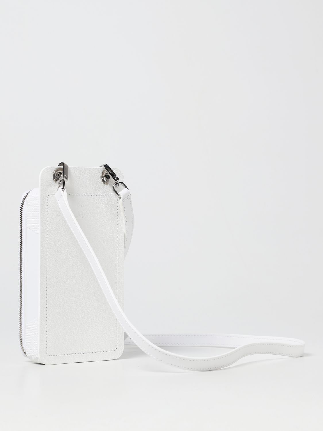 Christian Louboutin white Loubifunk Leather Cross-Body Bag