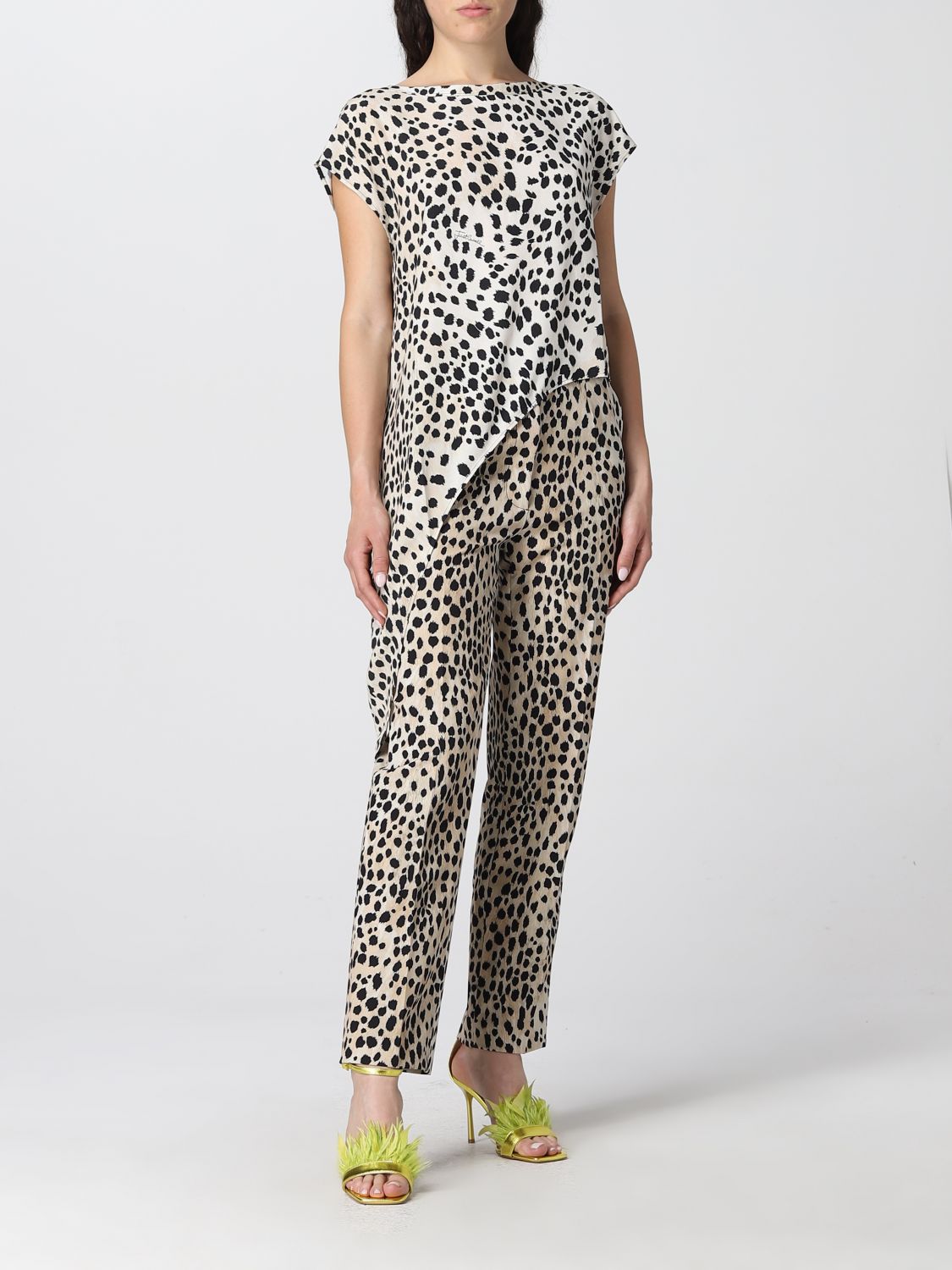 Trousers Just Cavalli: Just Cavalli leopard trousers natural 2