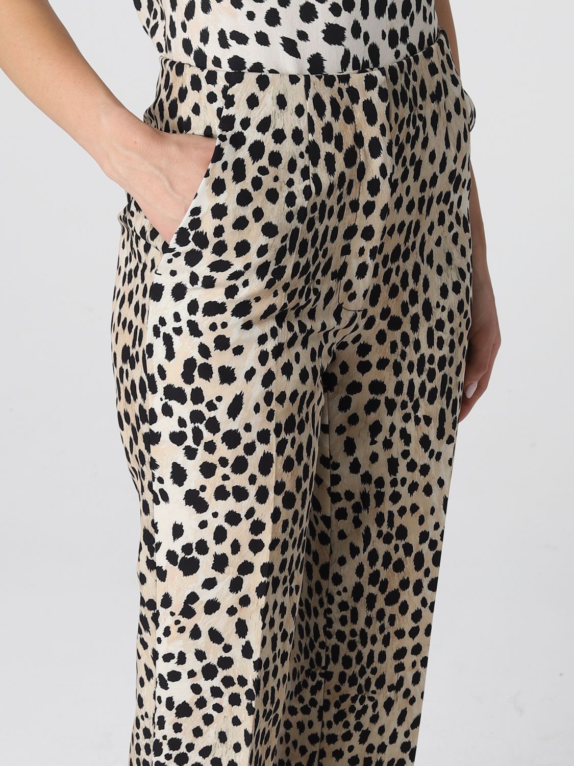 Trousers Just Cavalli: Just Cavalli leopard trousers natural 4