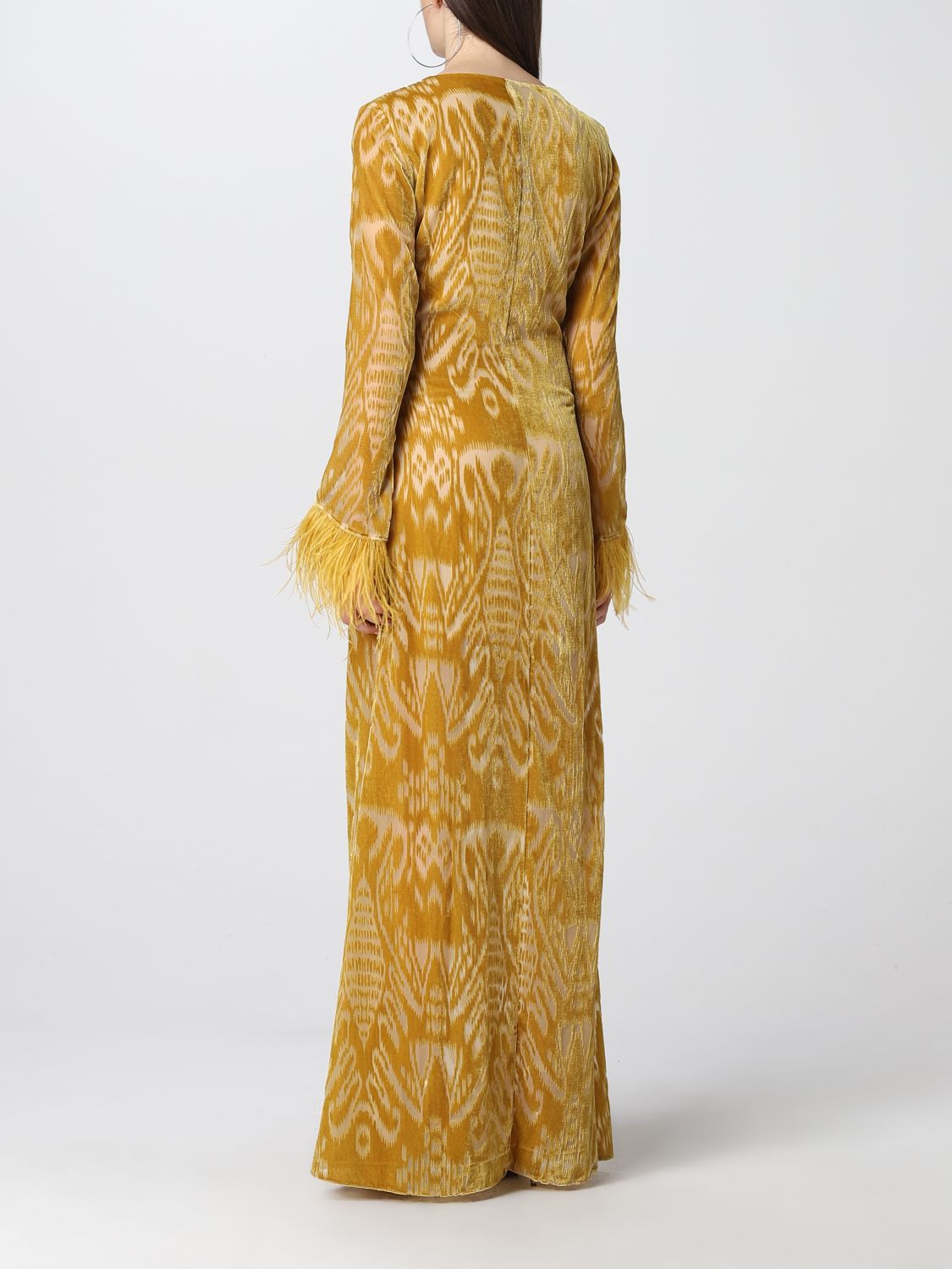 Dress Just Cavalli: Just Cavalli long dress with baroque pattern bronze 2