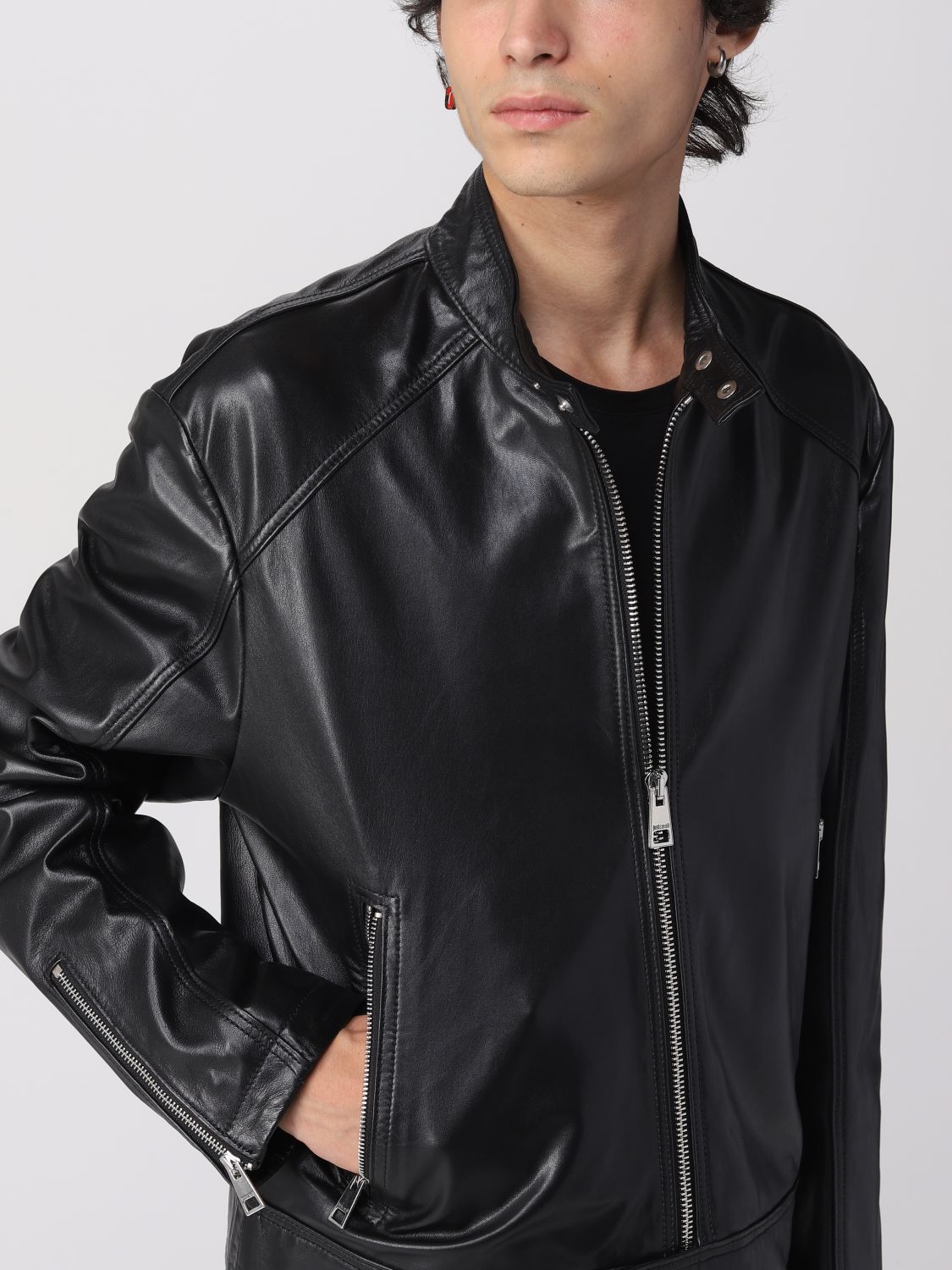 Jacket Just Cavalli: Just Cavalli jacket for man black 4