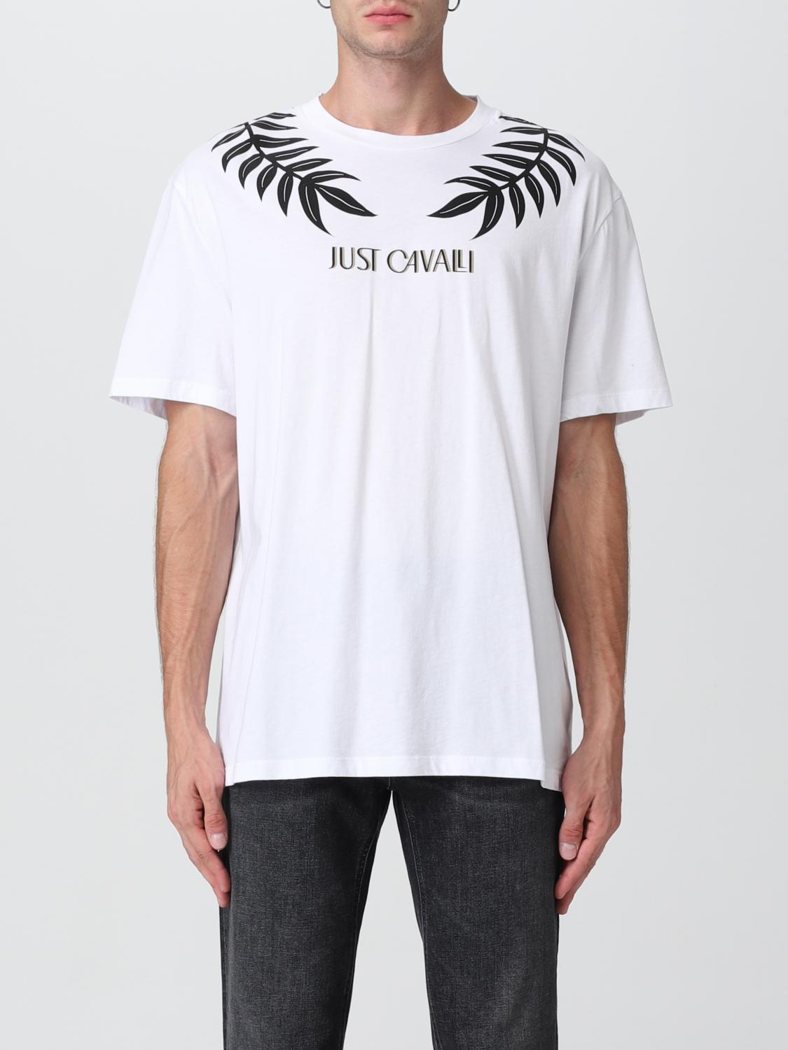 Camiseta Just Cavalli: Camiseta Just Cavalli para hombre blanco 1