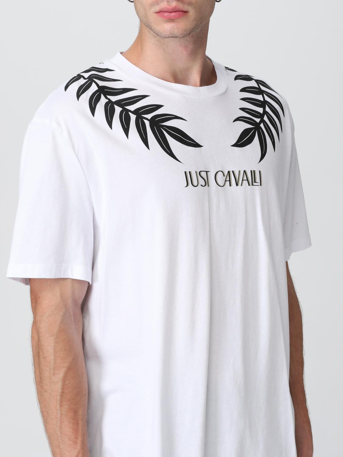 Camiseta Just Cavalli: Camiseta Just Cavalli para hombre blanco 3