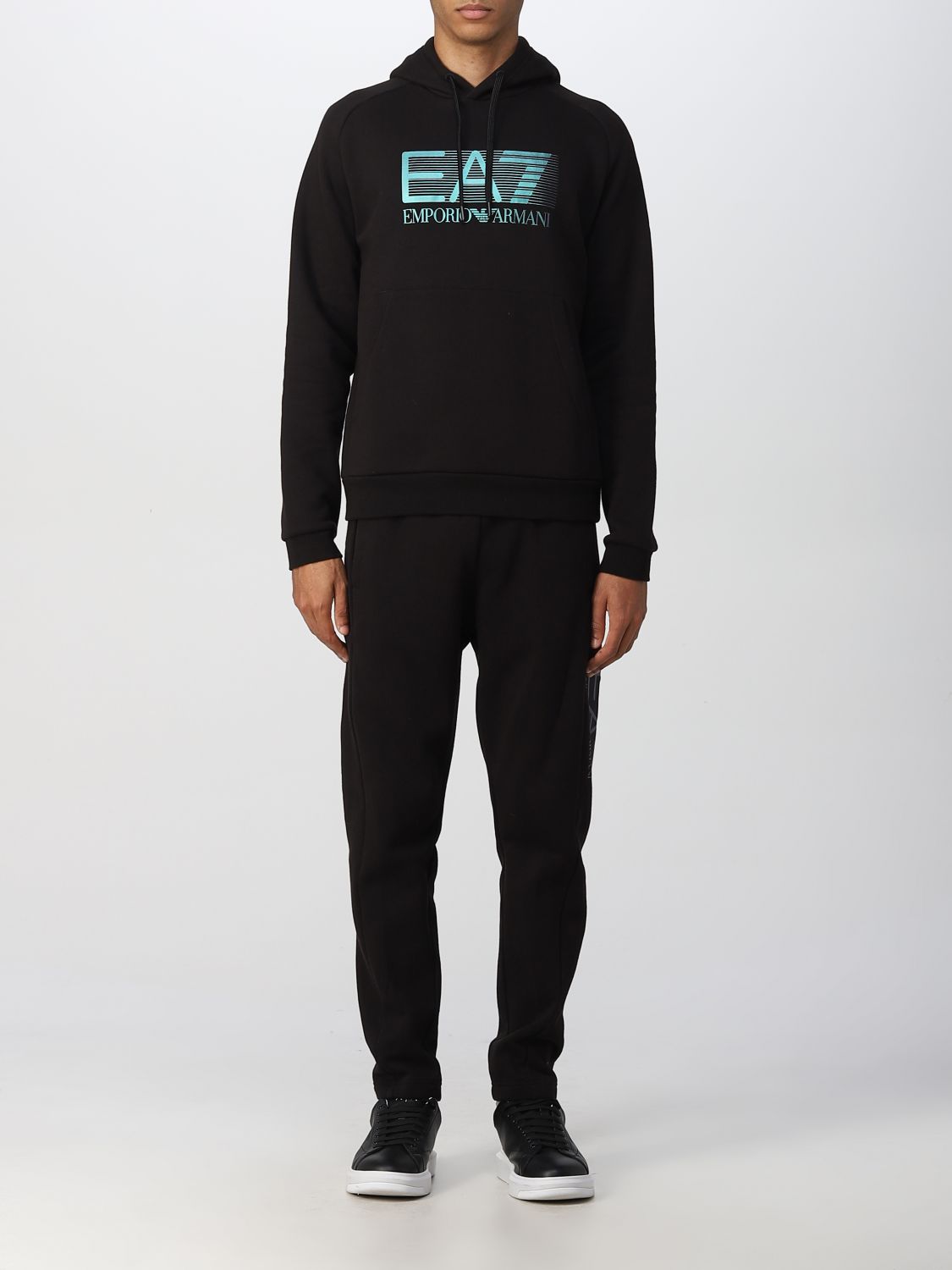 EA7: sweat for man - Black | Ea7 sweat 6LPV65PJ07Z online at GIGLIO.COM