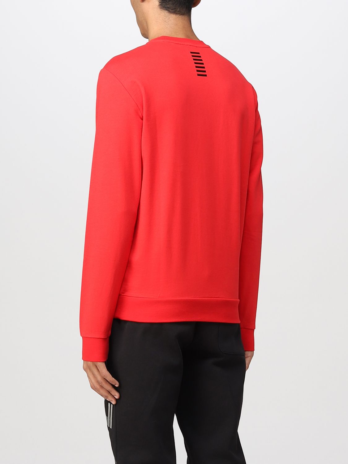 EA7: sweatshirt for man - Red | Ea7 sweatshirt 8NPM52PJ05Z online on ...