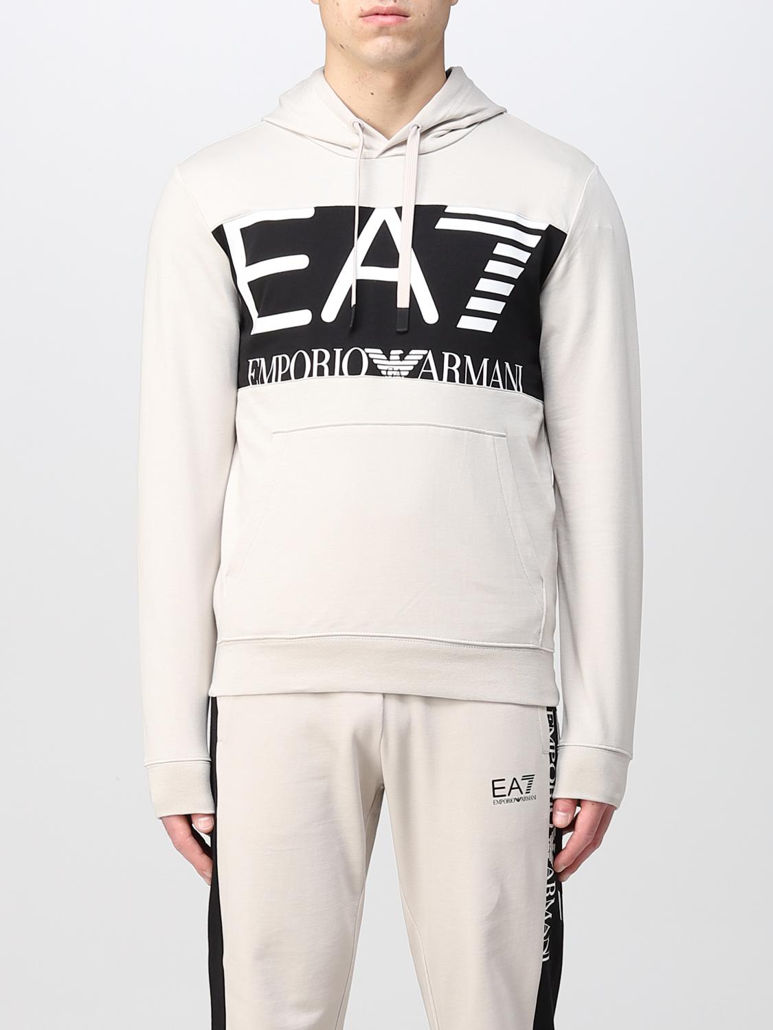 Ea7 Sweatshirt  Men In Silver