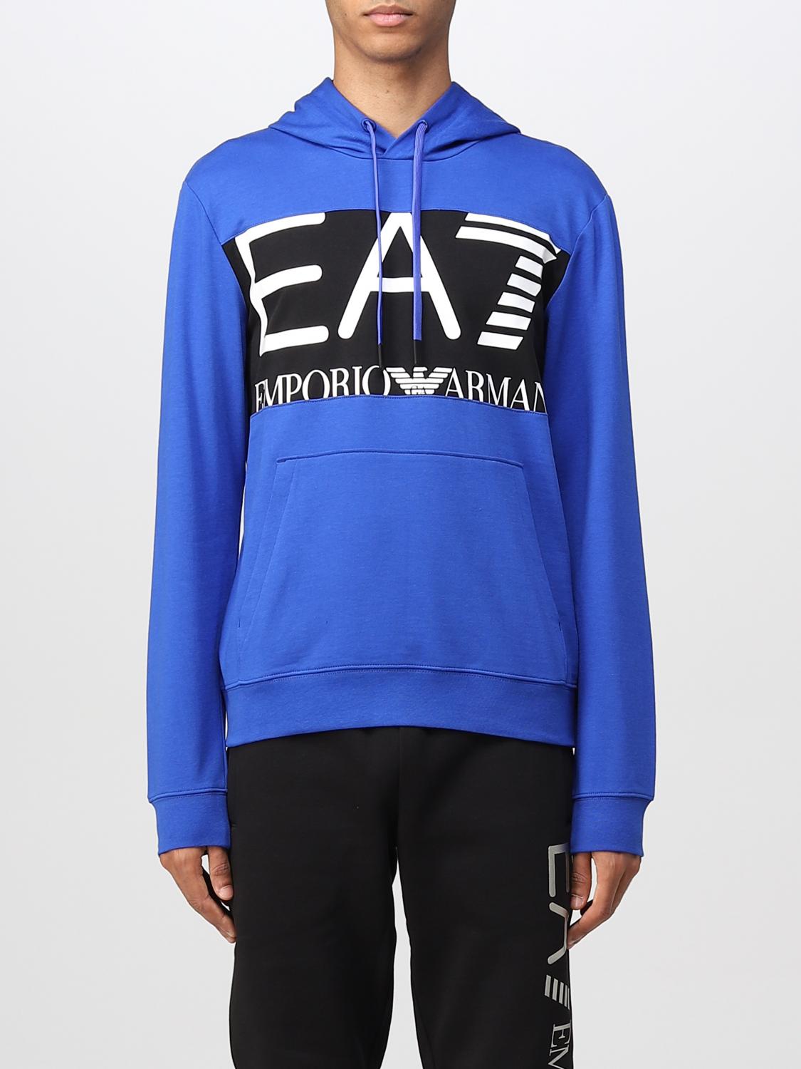 Ea7 Sweatshirt  Men In Royal Blue