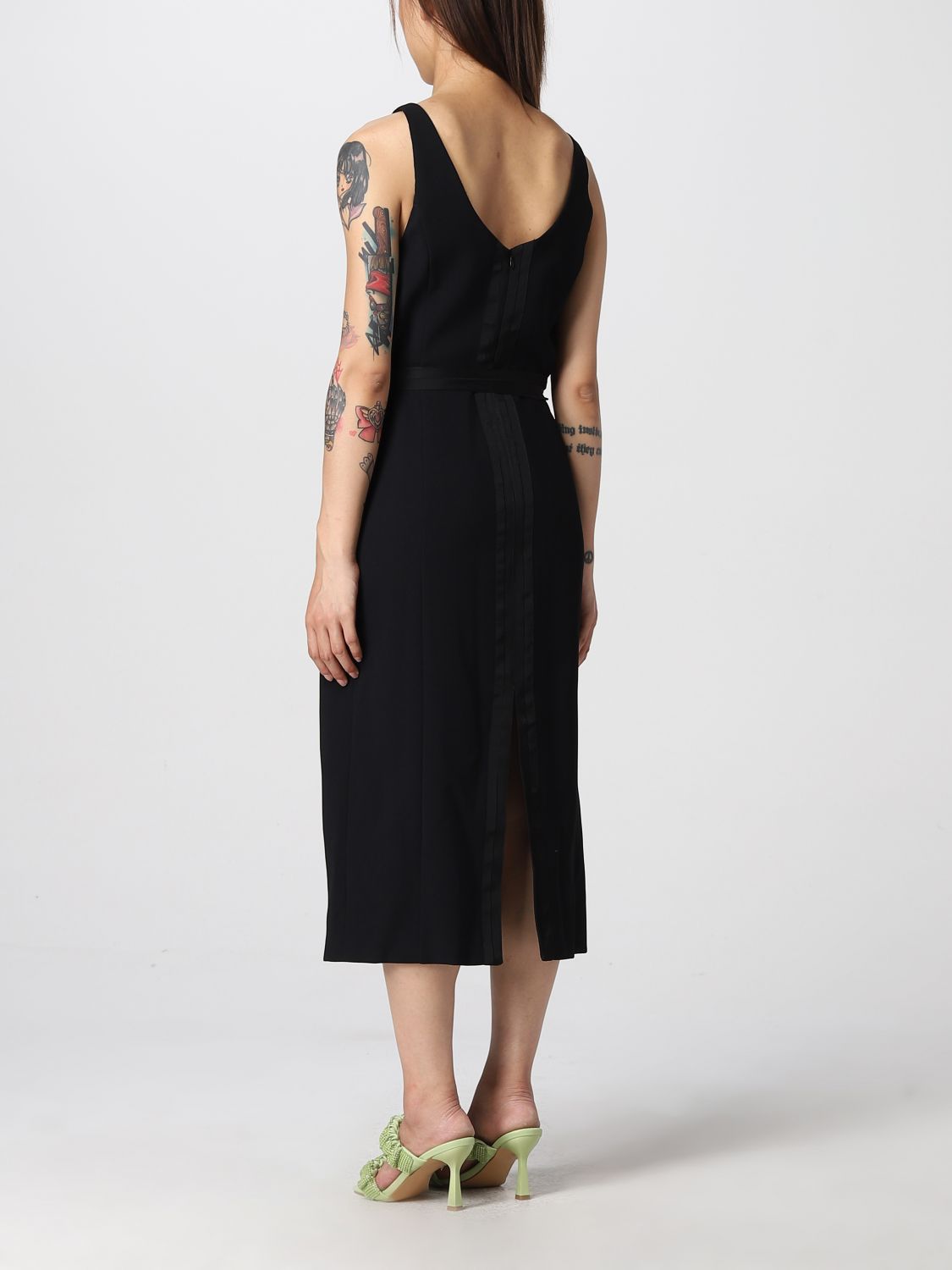 Dress Pinko: Oliva Pinko longuette dress black 2