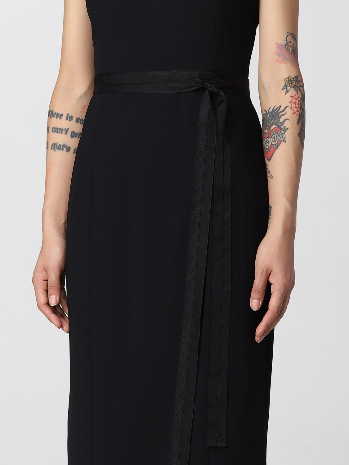 Dress Pinko: Oliva Pinko longuette dress black 3