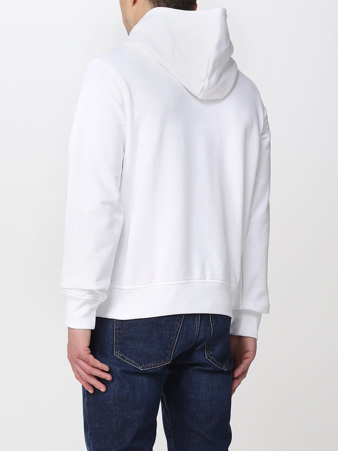 DIESEL: sweatshirt for man - White | Diesel sweatshirt A037570BAWT ...
