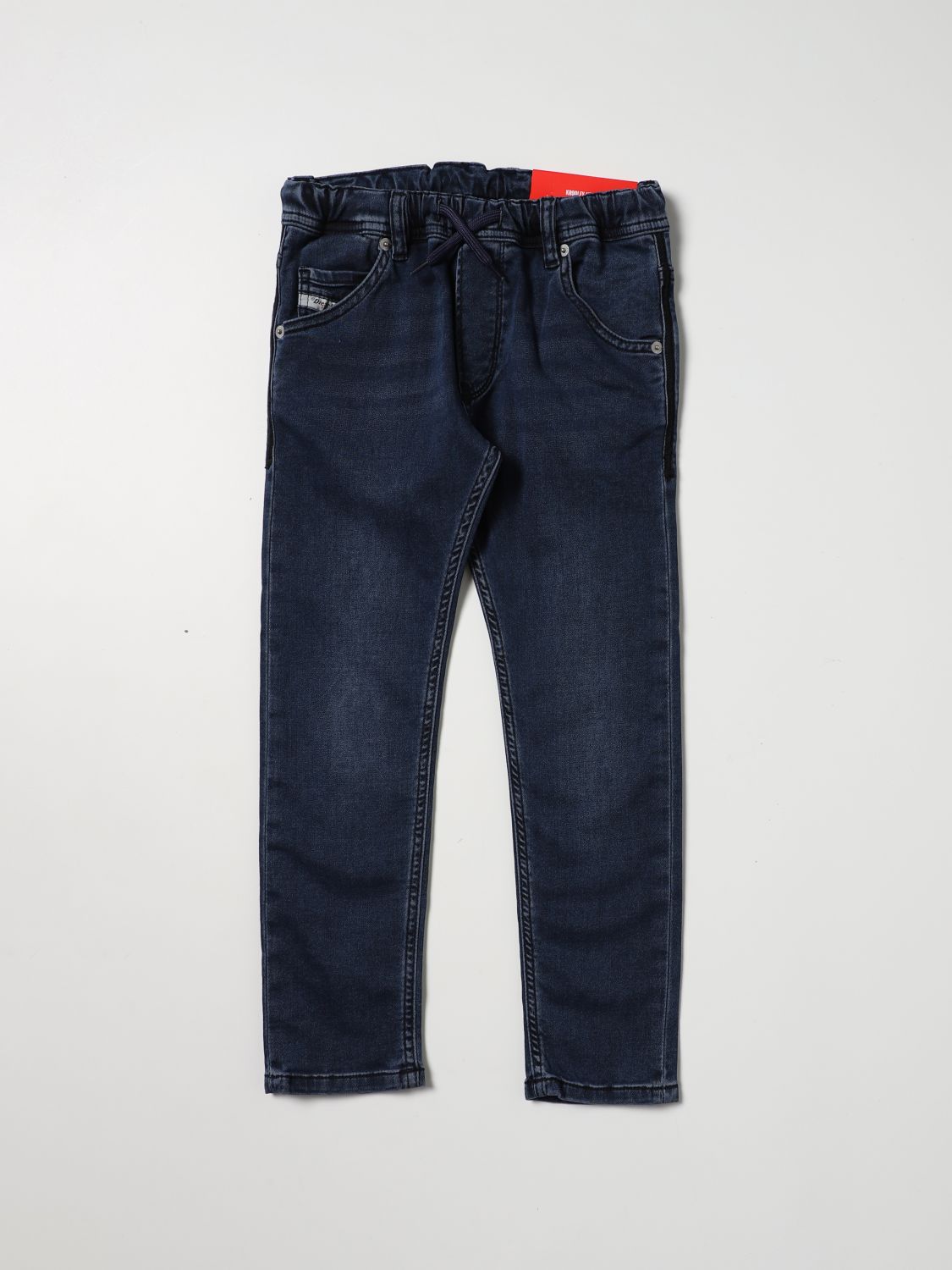 Ongedaan maken Zin Maak plaats Diesel Outlet: Skinny jeans with drawstring - Blue | Diesel jeans  00J3AJKXBC2 online on GIGLIO.COM