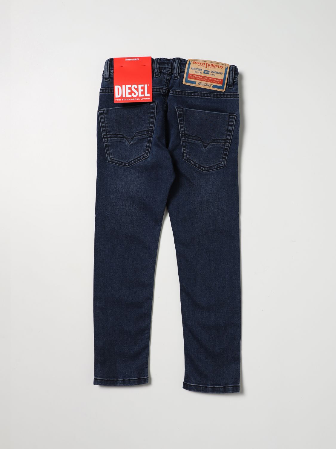 DIESEL: Skinny jeans drawstring - Blue | jeans 00J3AJKXBC2 online GIGLIO.COM