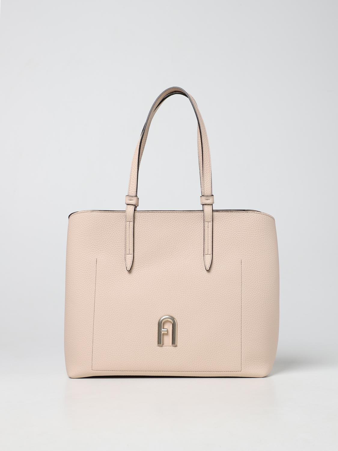 furla tote bag medium pink gold hardware, no dust cover & box