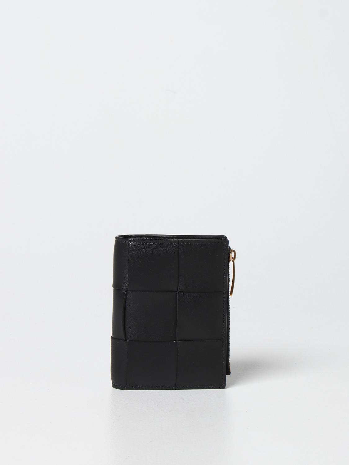 BOTTEGA VENETA: Portafoglio Bi-fold in nappa intrecciata - Nero | Portafoglio  Bottega Veneta 706010 VCQC4 GIGLIO.COM