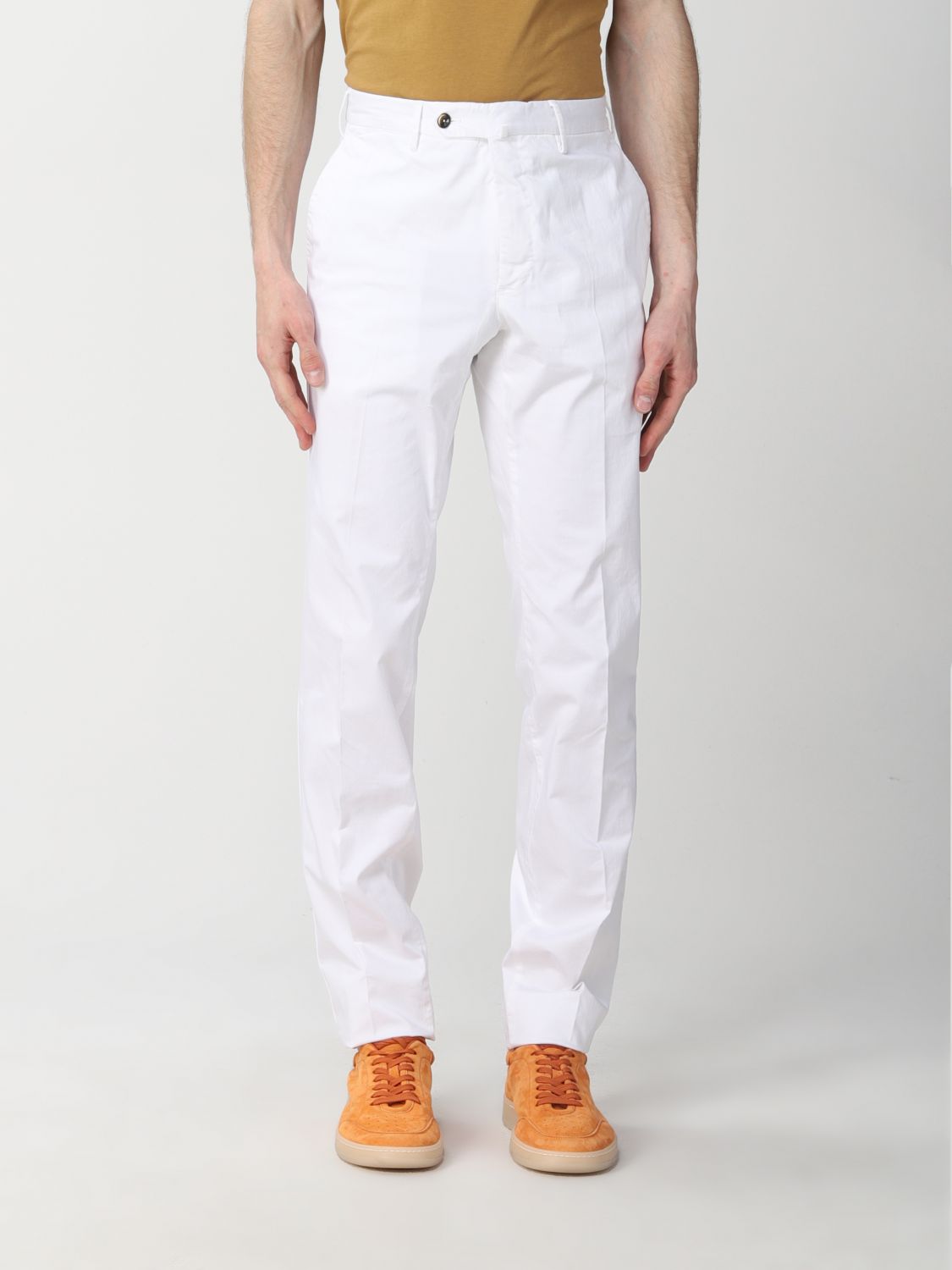 PT TORINO: trousers for men - White | Pt Torino trousers CODT01Z00CL1 ...