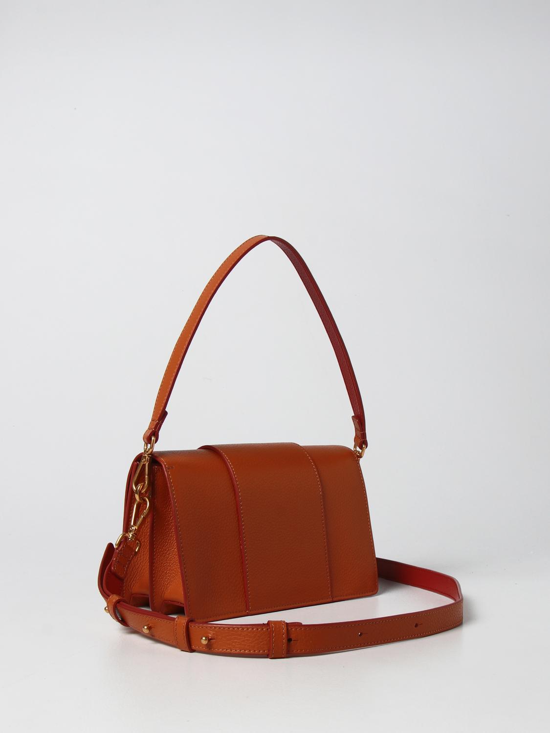 Hogan Shoulder Bag In Textured Leather Leather Hogan Shoulder Bag Kbw01mn3100 Qvd Online On 