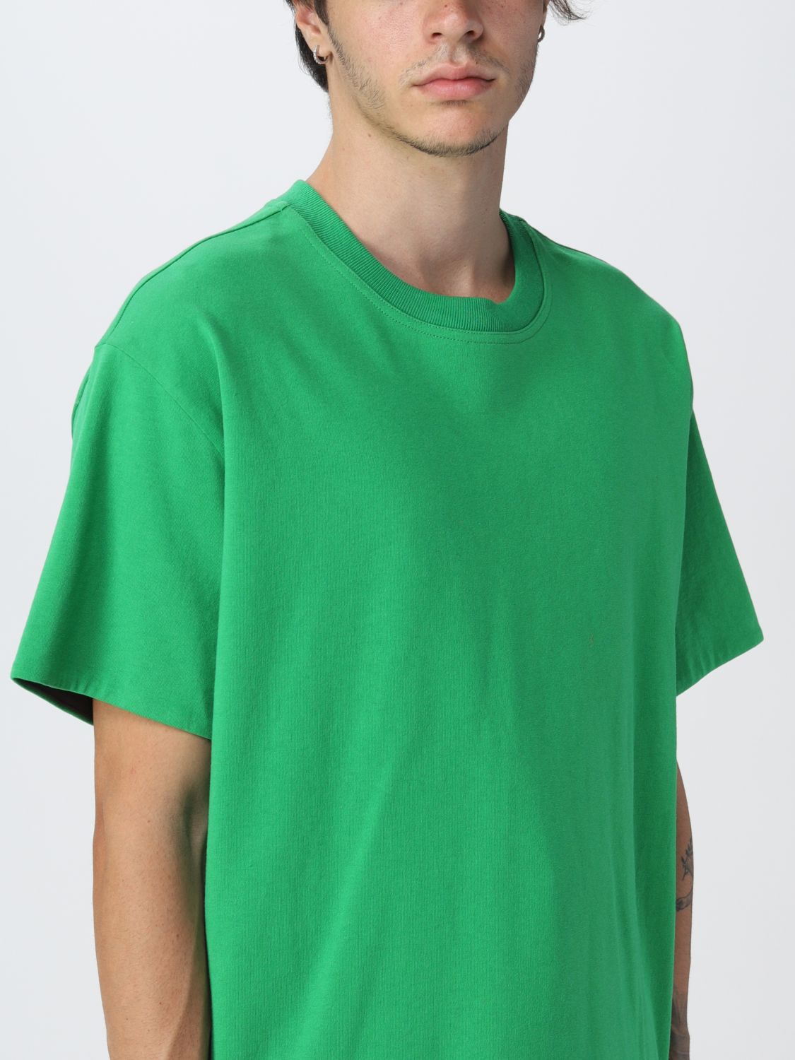 BOTTEGA VENETA：Tシャツ メンズ - グリーン | GIGLIO.COMオンラインの 