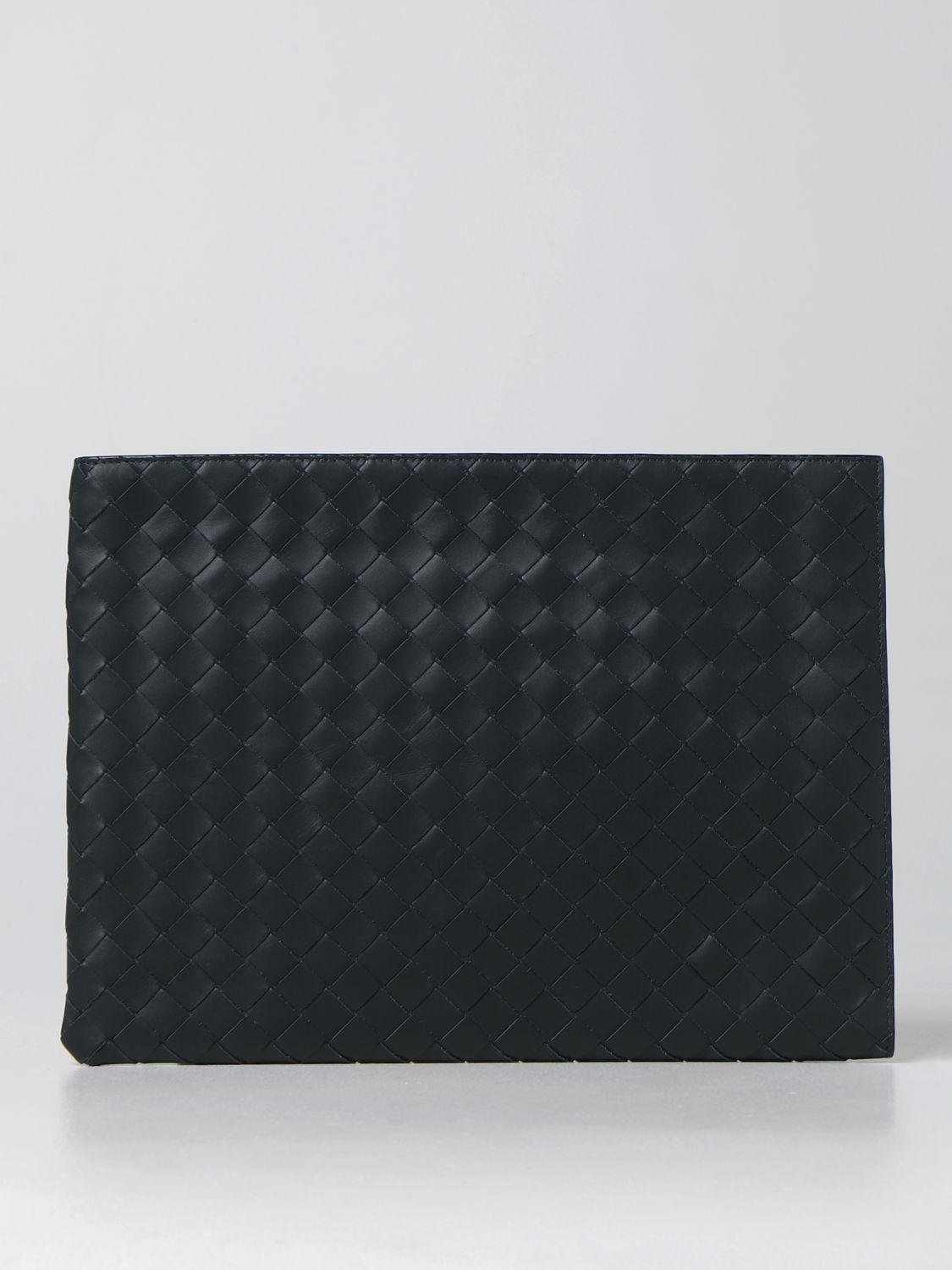 Briefcase Bottega Veneta: Bottega Veneta woven leather document holder green 1