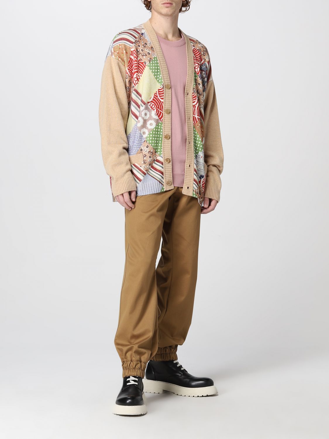 카디건 모스키노: 스웨터 남성 Moschino Couture 베이지 2