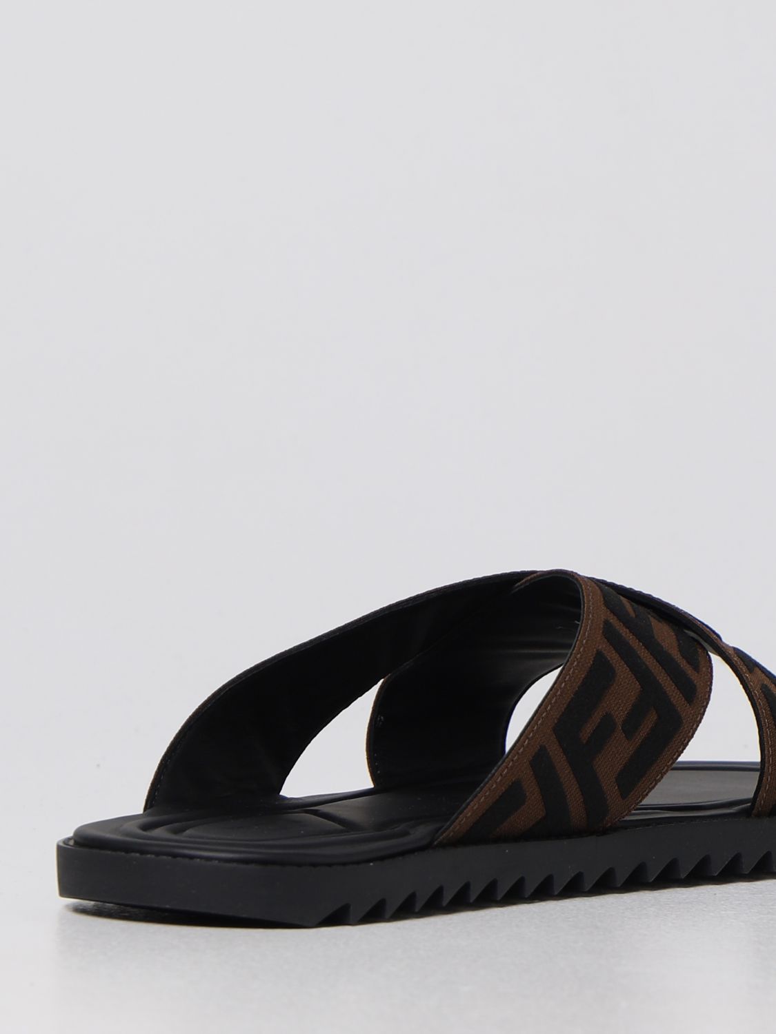 Sandals Fendi: Fendi sandals for man tobacco 3