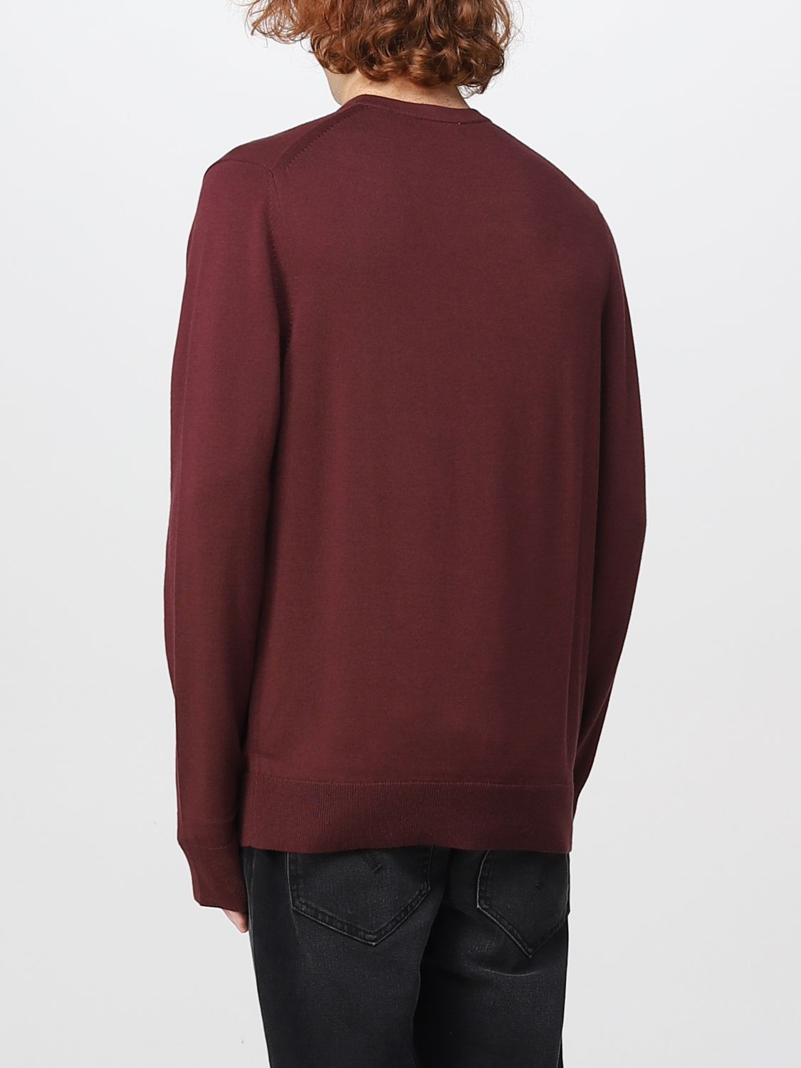 Sweater Fred Perry: Fred Perry sweater for man burgundy 2