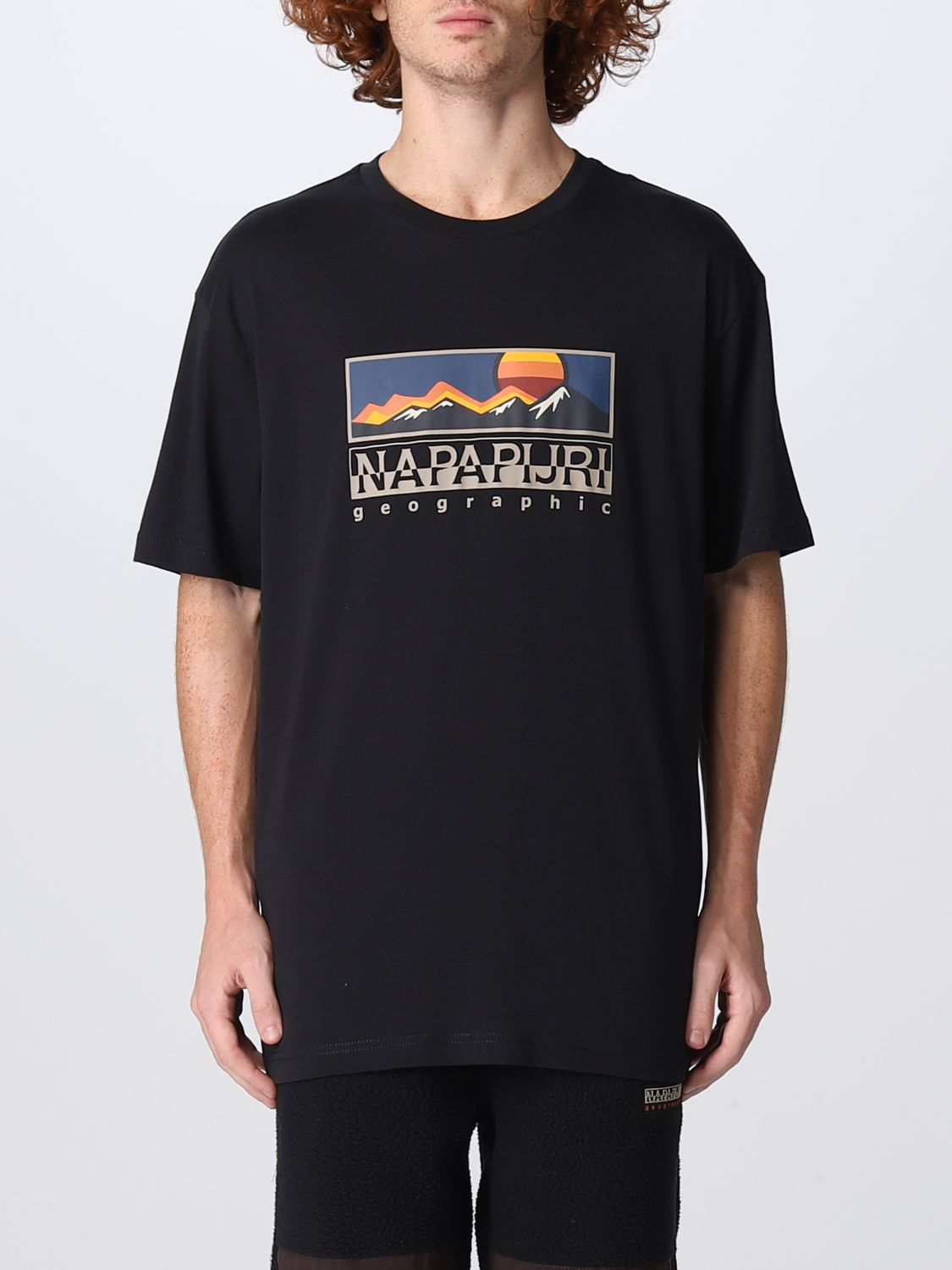Napapijri Outlet: t-shirt for man - Black | Napapijri t-shirt NP0A4GM4 ...