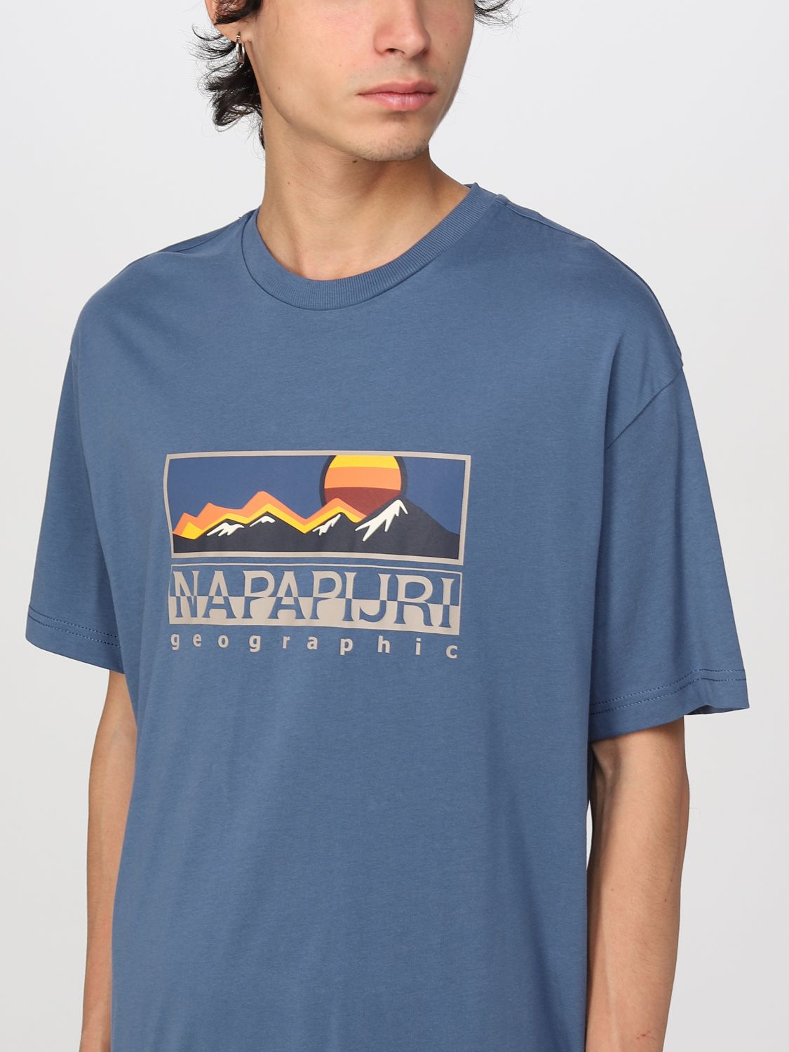T-shirt Napapijri: T-shirt Napapijri homme bleu 4