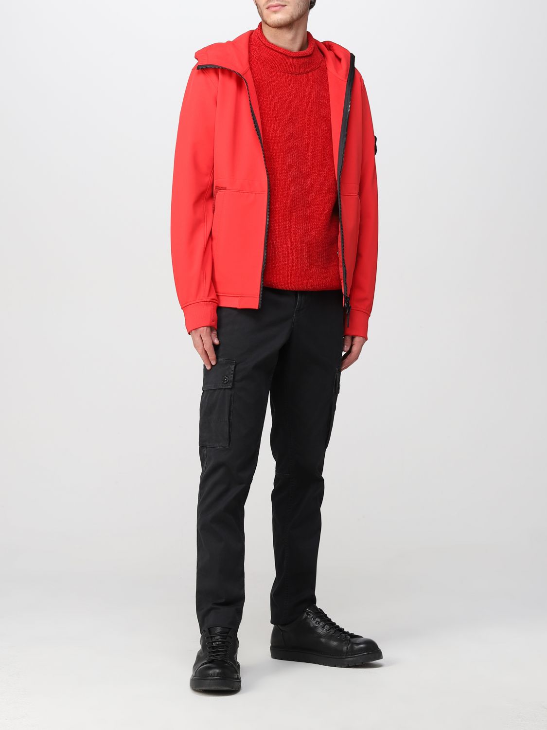 Jacket Stone Island: Stone Island jacket for man red 2