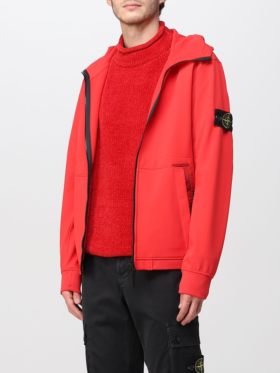 Jacket Stone Island: Stone Island jacket for man red 4