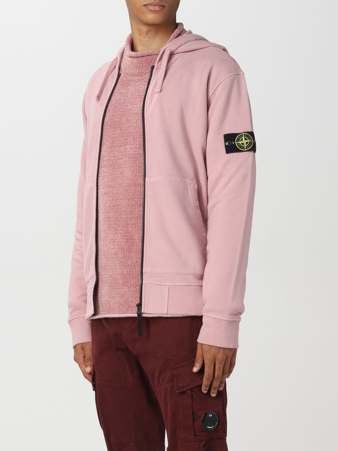 Sweatshirt Stone Island: Stone Island sweatshirt for man pink 3