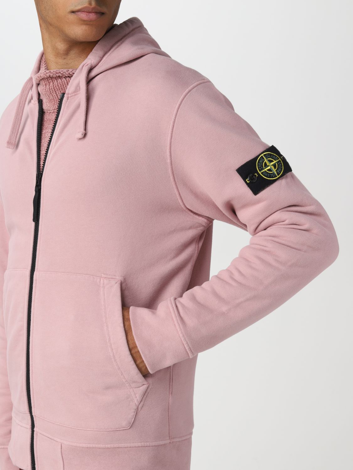 Sweatshirt Stone Island: Stone Island sweatshirt for man pink 4
