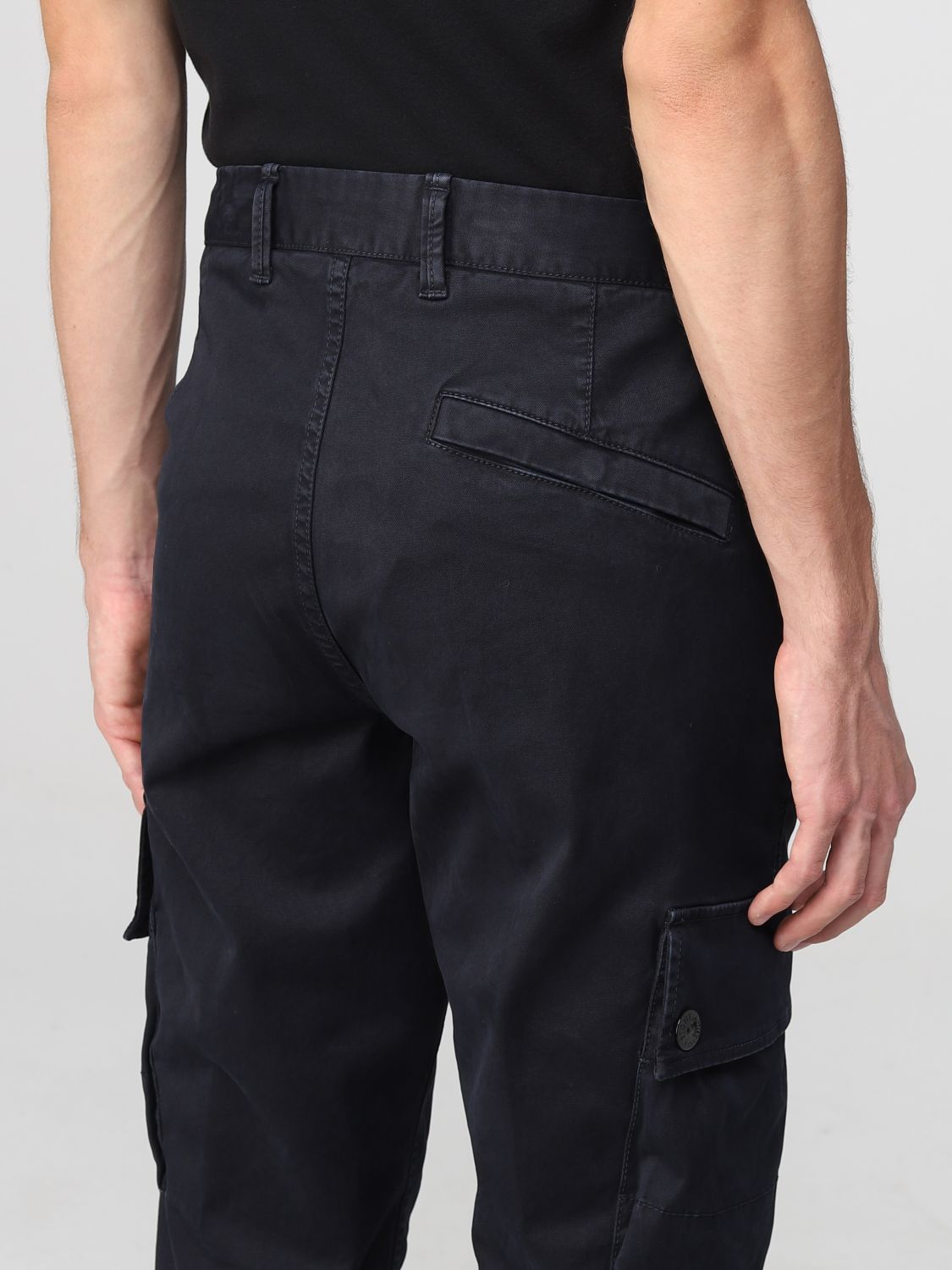 Giglio.com Uomo Abbigliamento Pantaloni e jeans Pantaloni Pantaloni cargo Pantalone cargo slim in twill stretch 