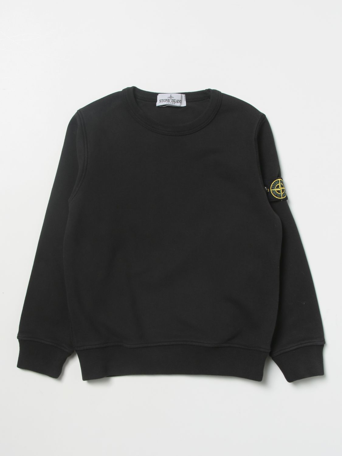Stone Island Junior Outlet: sweater for boys - Black | Stone Island ...
