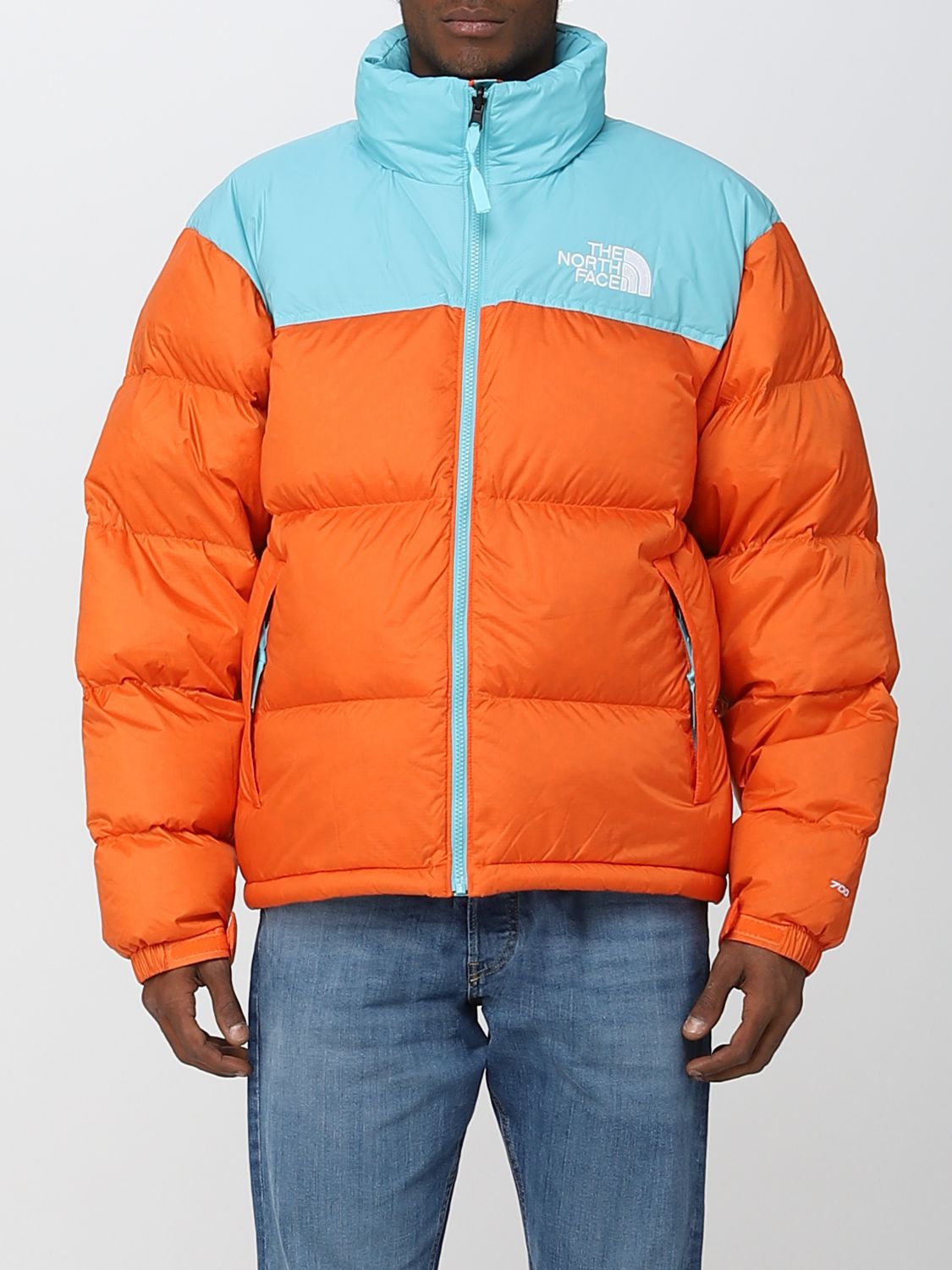 THE NORTH FACE: jacket for men - Orange | The North Face jacket ...