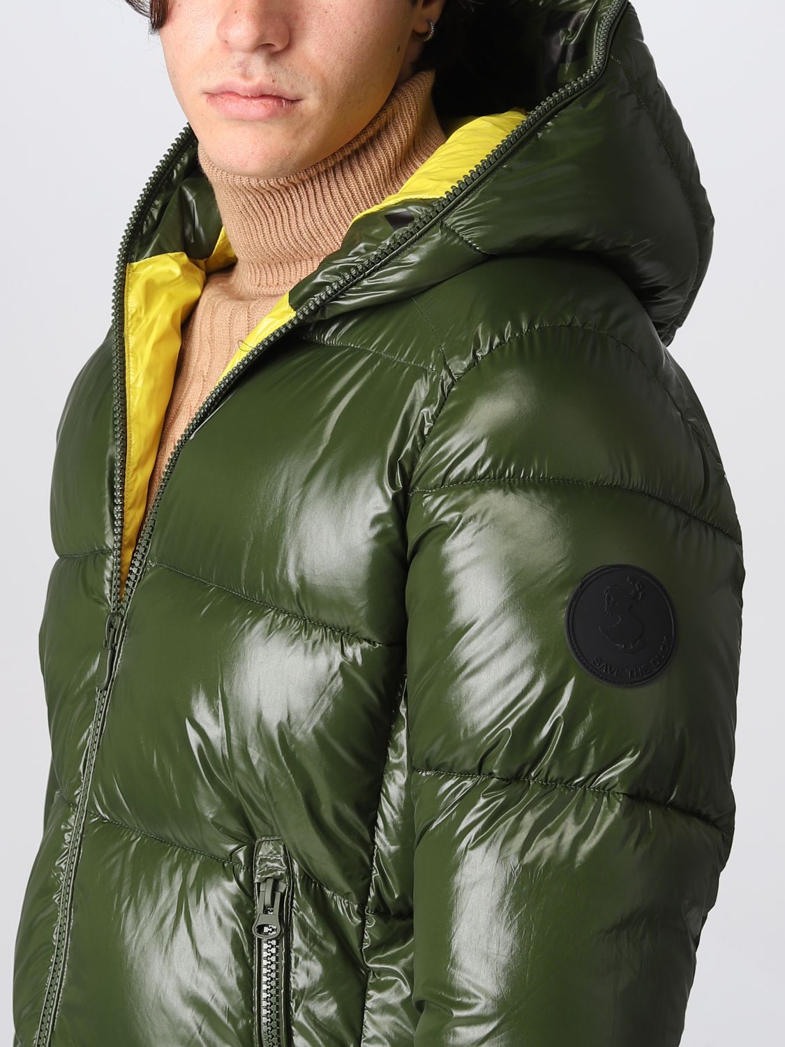 SAVE THE DUCK: jacket for man - Green | Save The Duck jacket ...