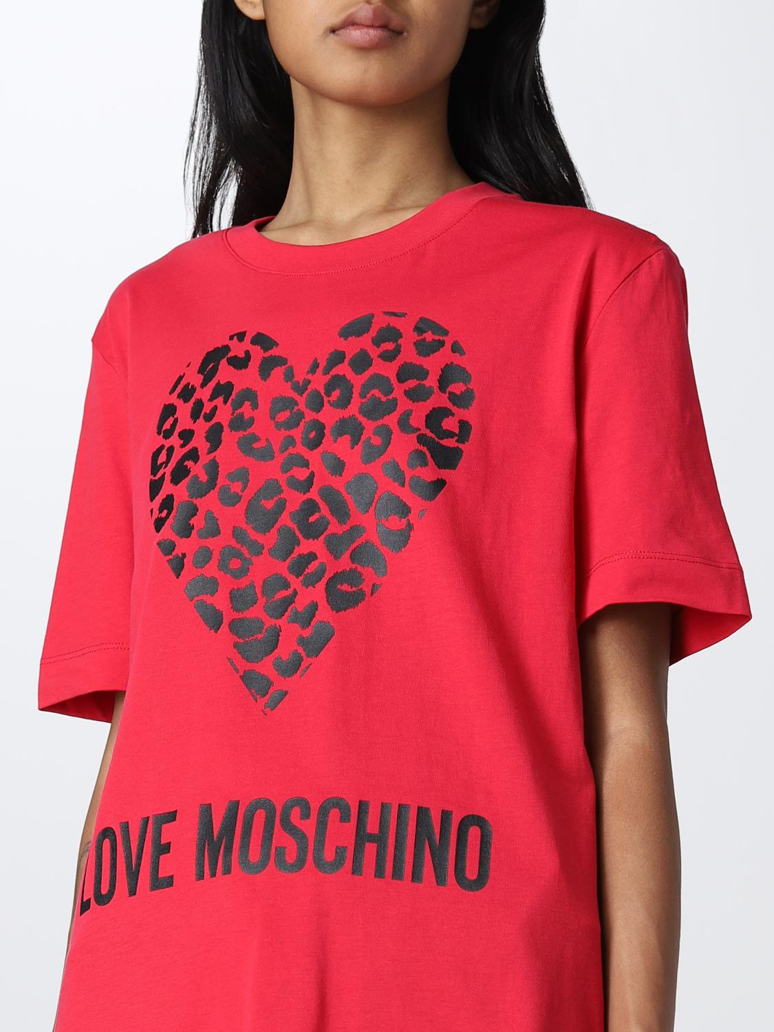 love moschino red top