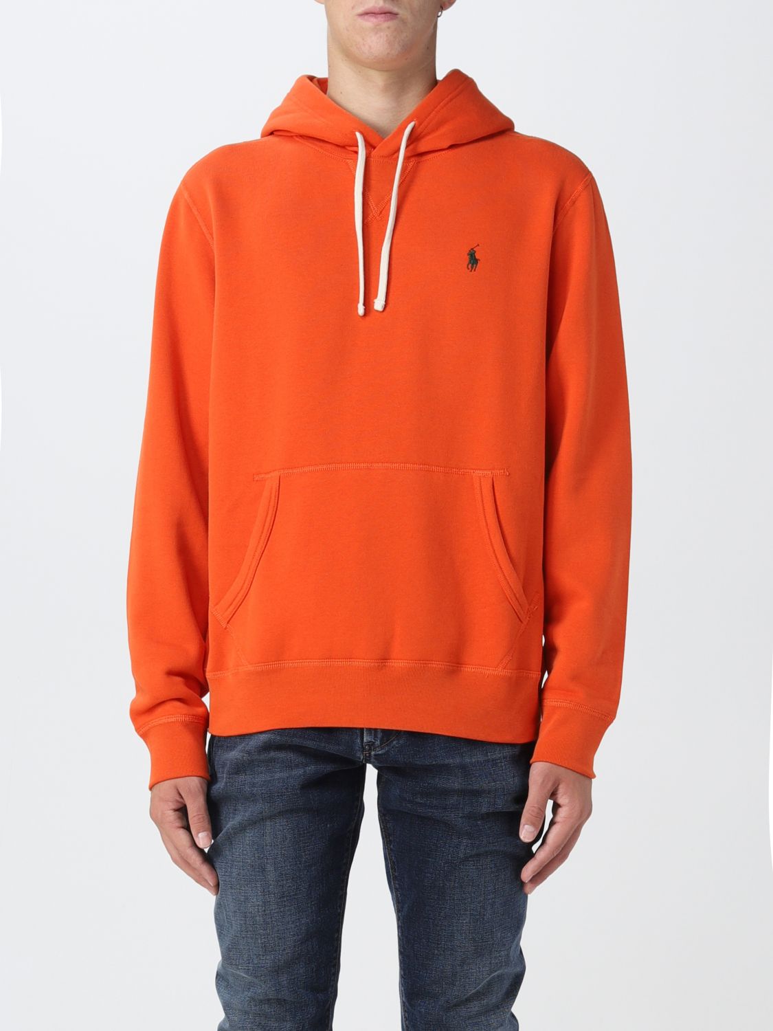 POLO RALPH LAUREN: sweatshirt for man - Orange | Polo Ralph Lauren  sweatshirt 710766778 online on 