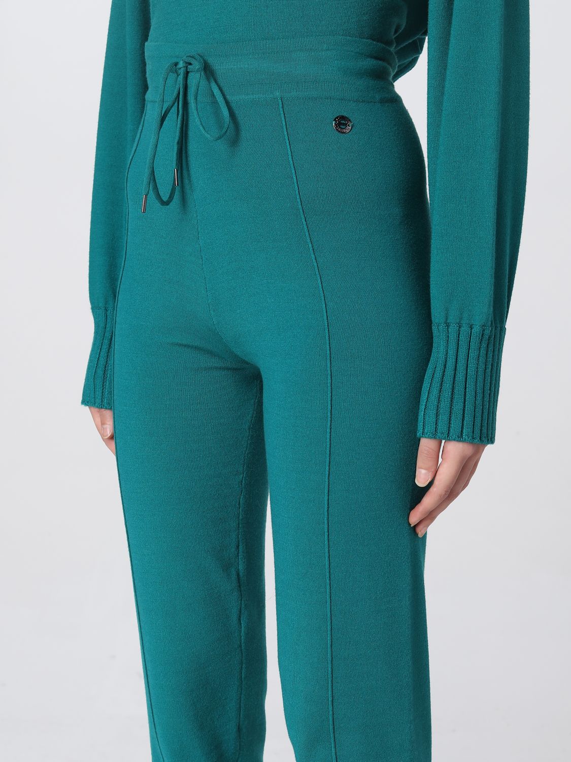 Pantalón Actitude Twinset: Pantalón Actitude Twinset para mujer verde 4