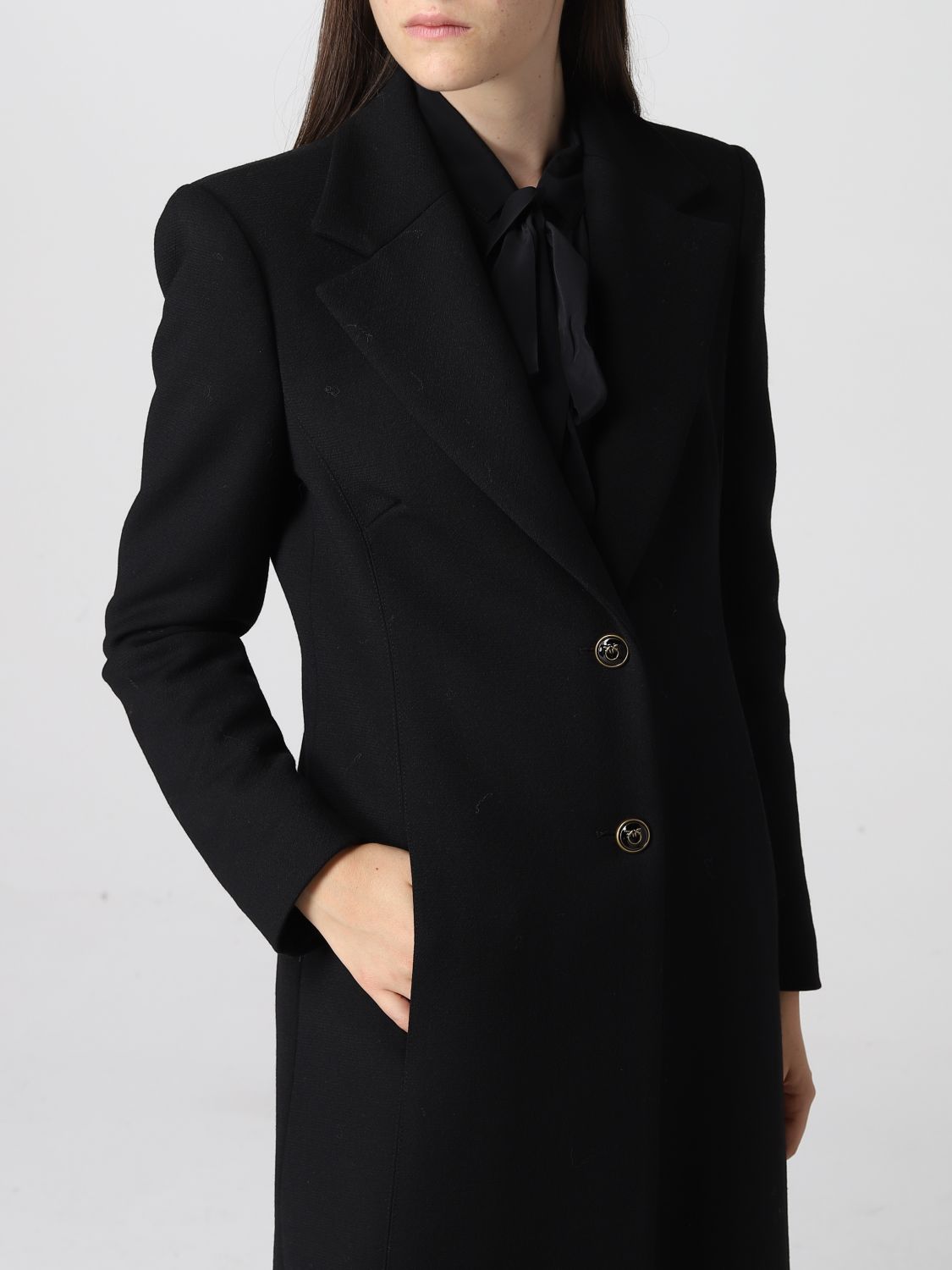 Coat Pinko: Pinko coat for women black 4