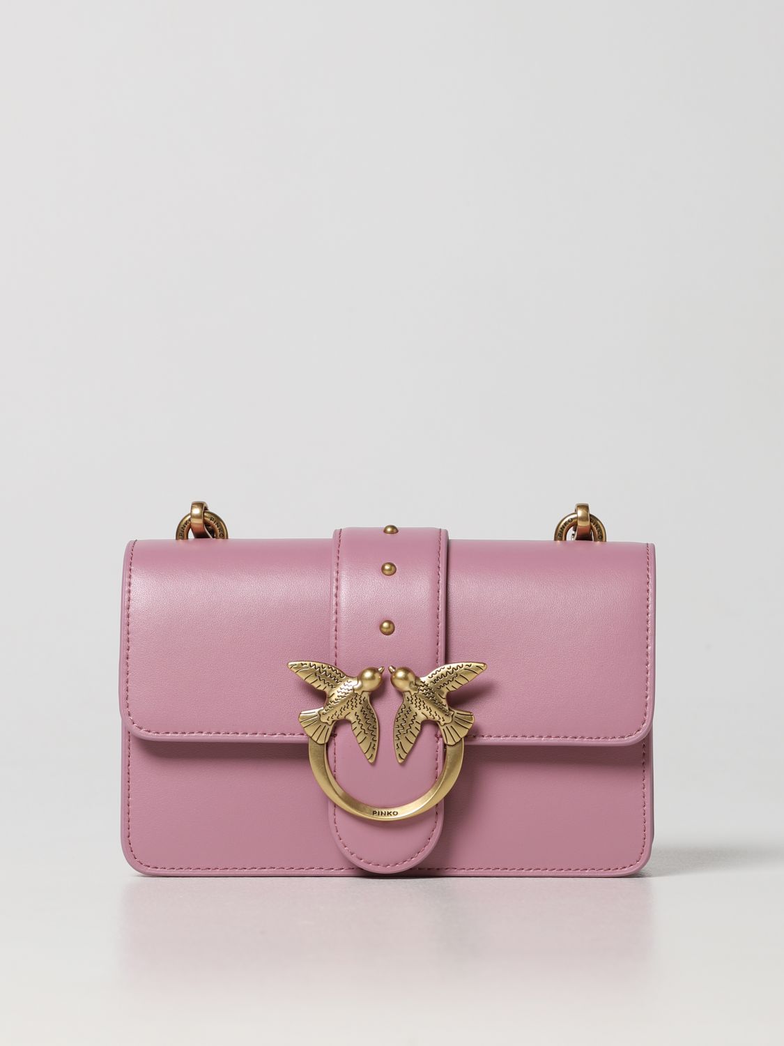 Mini bolso Pinko: Mini bolso Pinko para mujer rosa 1