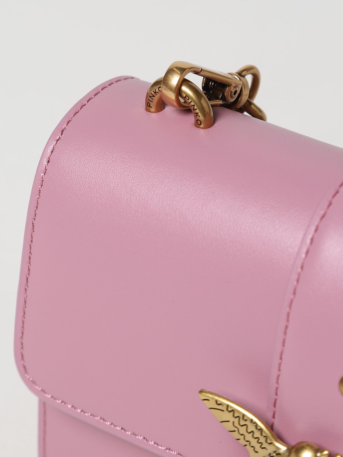 Mini bolso Pinko: Mini bolso Pinko para mujer rosa 3