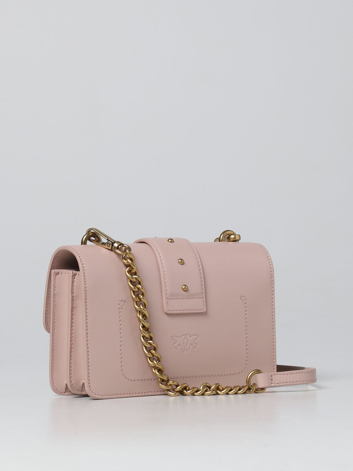 Mini bolso Pinko: Mini bolso Pinko para mujer rosa pálido 2