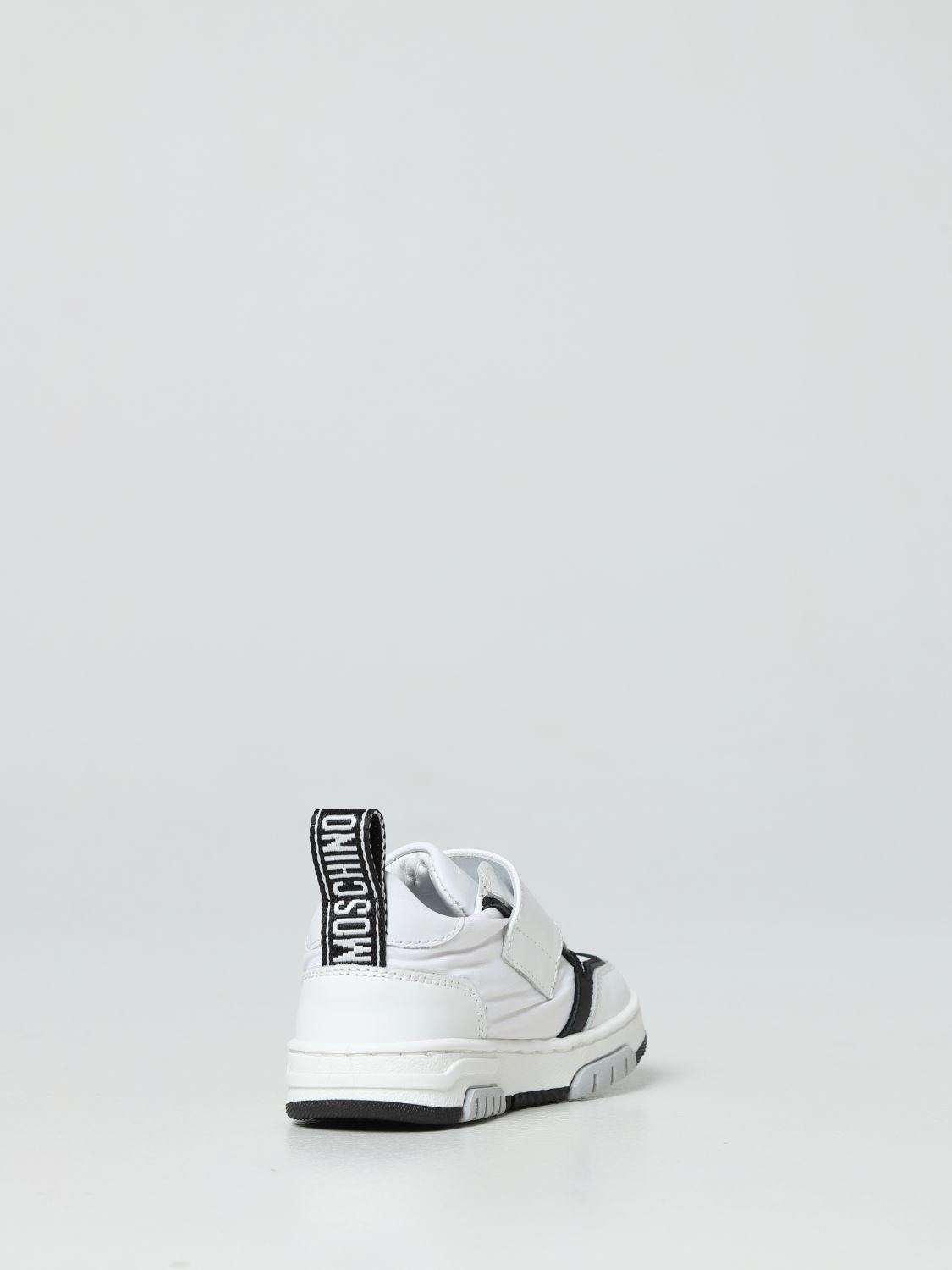 Scarpe Moschino Baby: Sneakers Moschino Baby in pelle con Teddy bianco 3