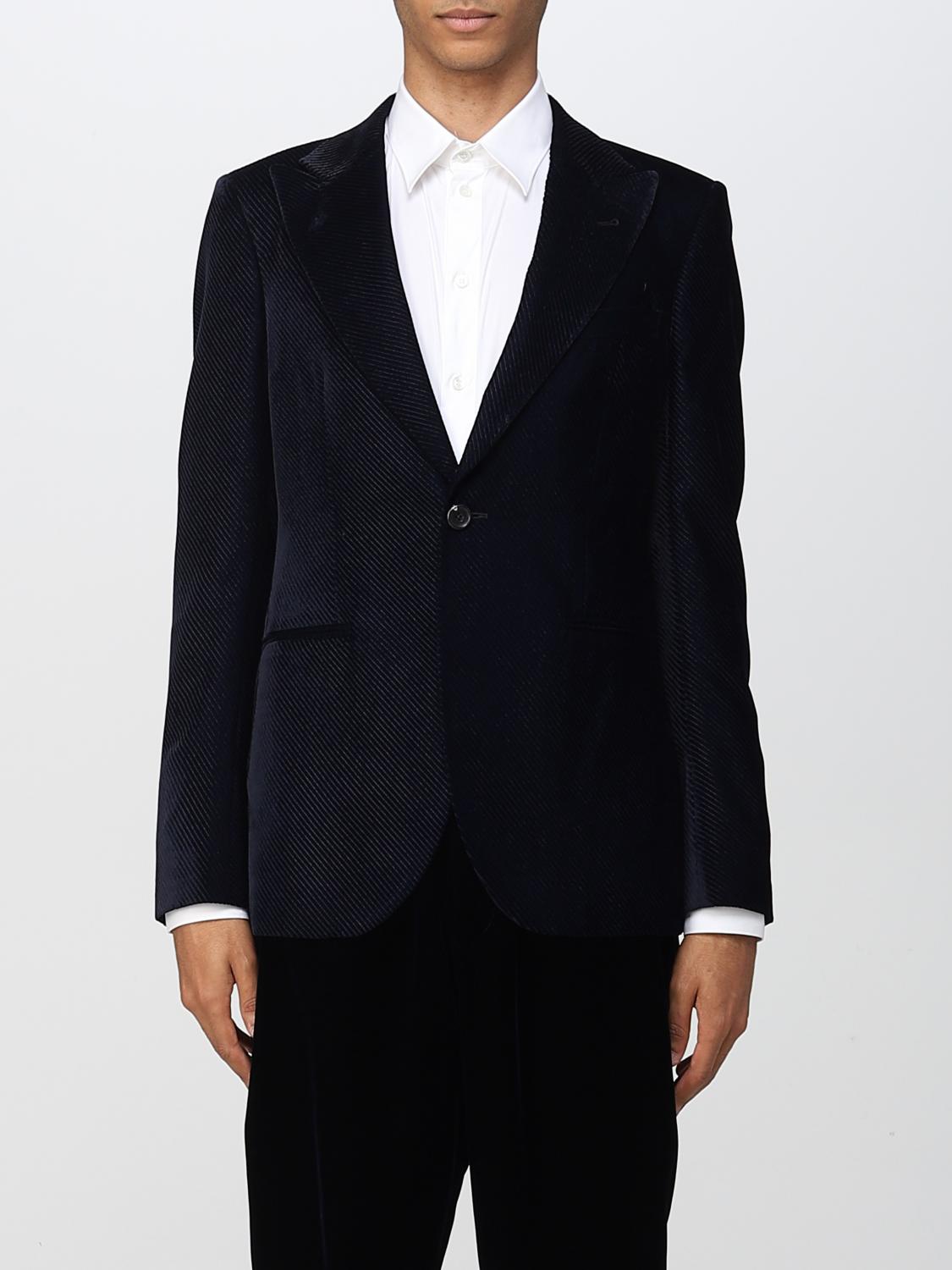 Blazer EMPORIO ARMANI Men color Blue