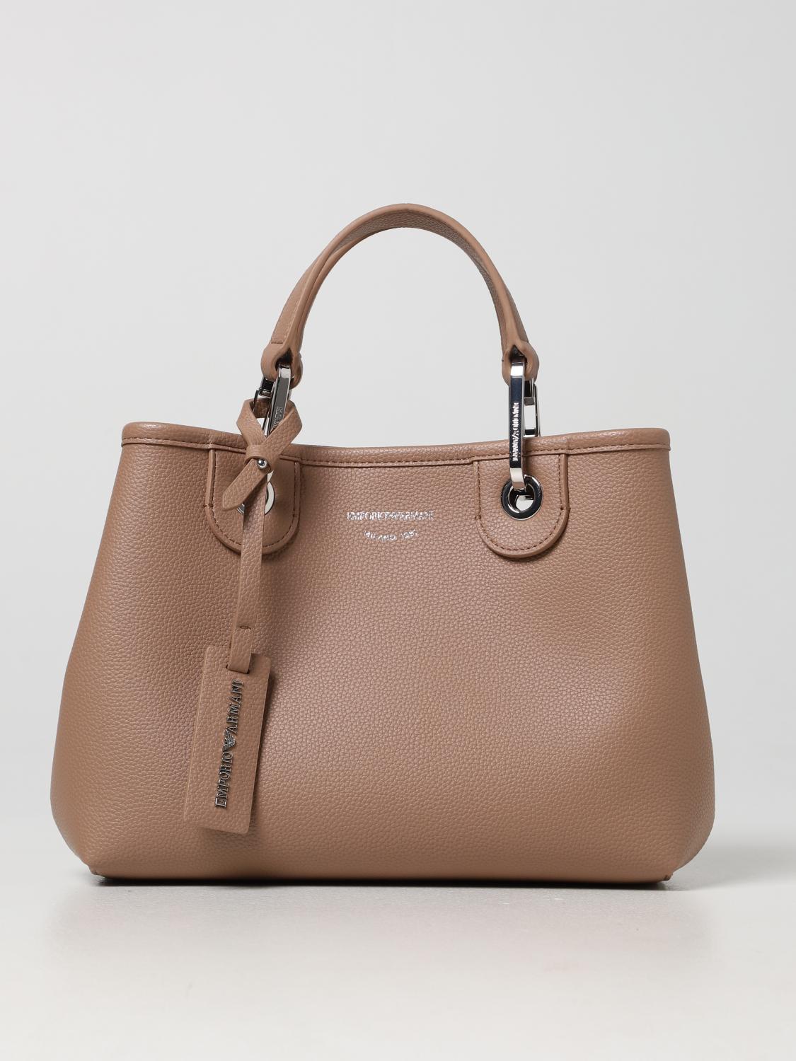 EMPORIO ARMANI: handbag for women - Beige | Emporio Armani handbag  Y3D166YFO5E online on 